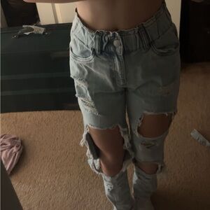 Refuge Blue Boyfriend Jeans Grunge Aesthetic